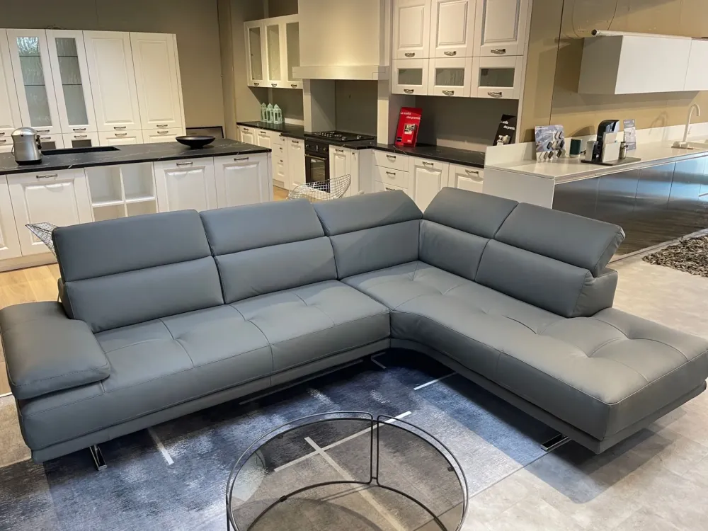 Calia Divano angolare modello Mauritius di con forte sconto- Divani