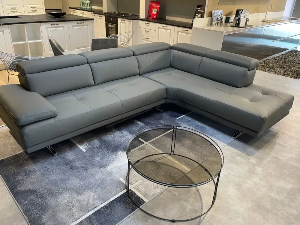 Calia Divano angolare modello Mauritius di con forte sconto- Divani