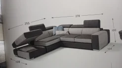 Divano angolare Nettuno in Offerta Outlet a 1750€! , terminale.^Artigianale Hot