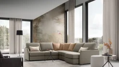 Collezione esclusiva Divano angolare Soho double drai. PREZZI OUTLET: sconto 40%!- Divani