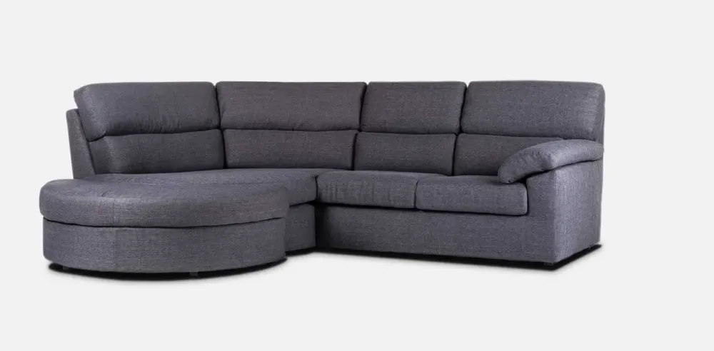 Md work Divano angolare tessuto in poliuretano a prezzo Outlet- Divani