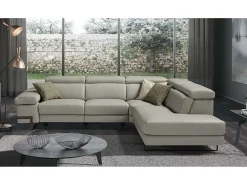 Sale Divano angolare tessuto in poliuretano   a prezzo Outlet Divani