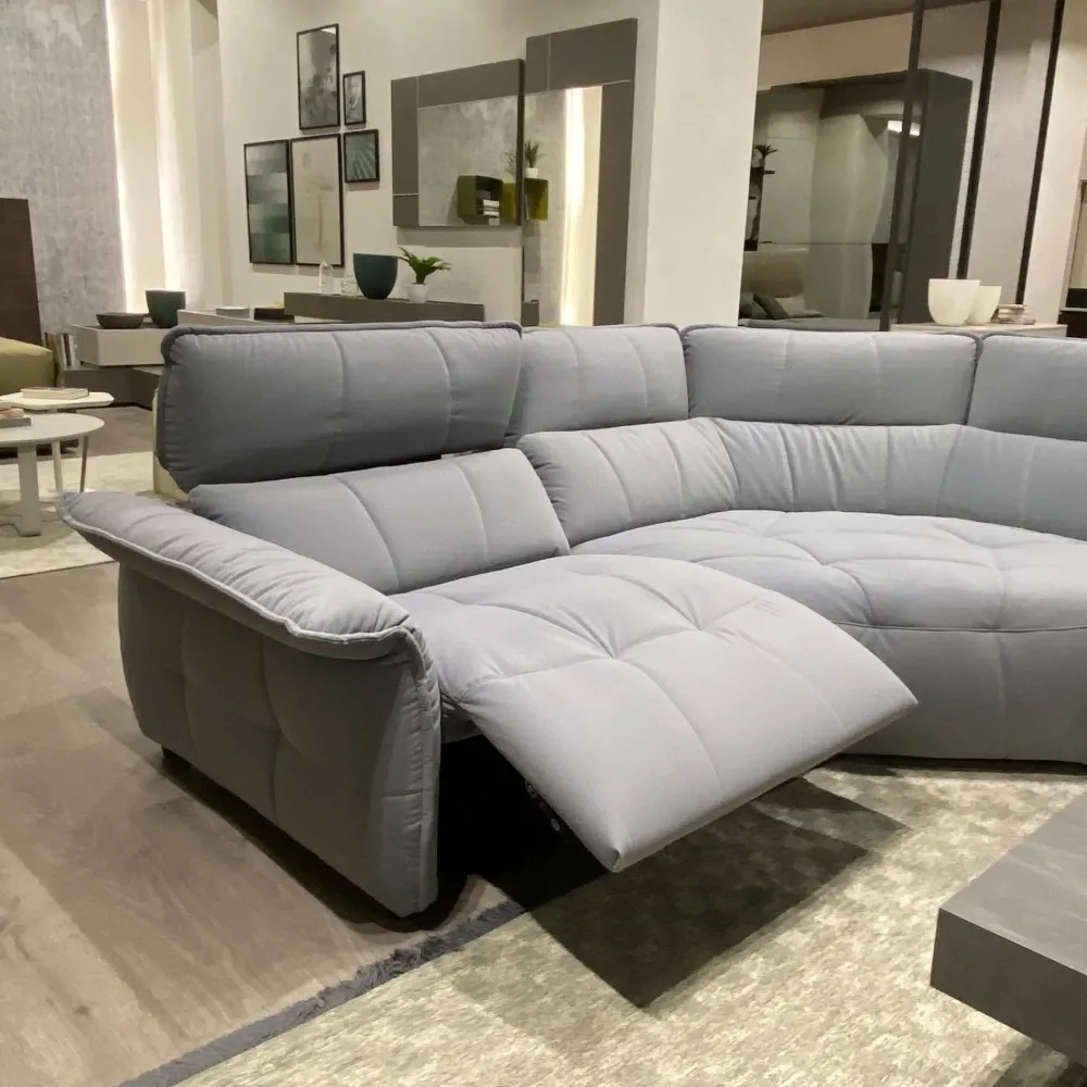 Divano angolare tessuto in poliuretano in Offerta Outlet^Franco Ferri Clearance