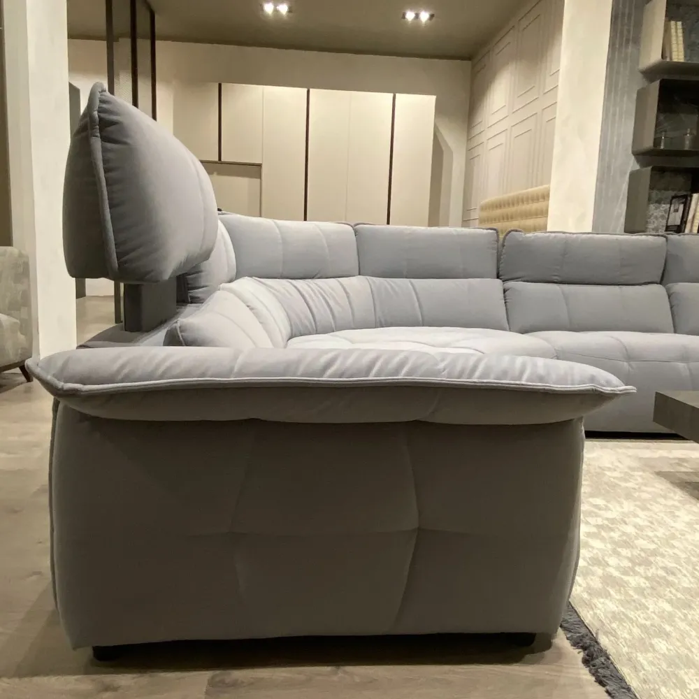Divano angolare tessuto in poliuretano in Offerta Outlet^Franco Ferri Clearance