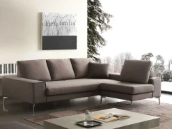 Crippa Salotti Divano angolare tessuto in poliuretano a prezzo scontato- Divani