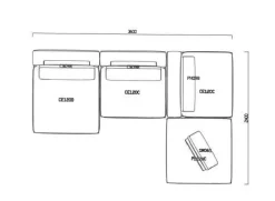 Divano angolare Westside in OFFERTA - 33%^Poliform Outlet
