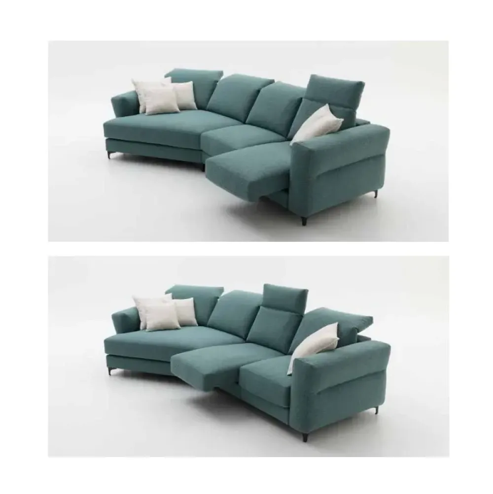 Divano Luna blu PREZZI OUTLET sconto 30%^Artigianale Outlet