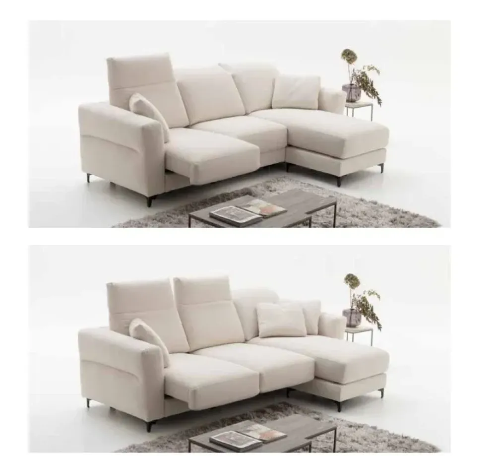 Divano Luna blu PREZZI OUTLET sconto 30%^Artigianale Outlet