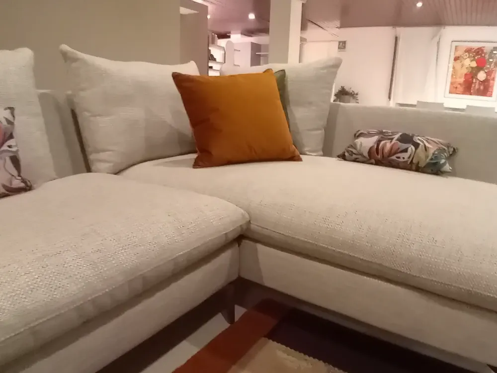 Sale Divano Divano con penisola mod link PREZZI OUTLET sconto 30% Divani