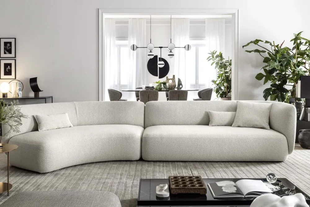 Divano Blosson in Tessuto sfoderabile di scontato 30% Divani