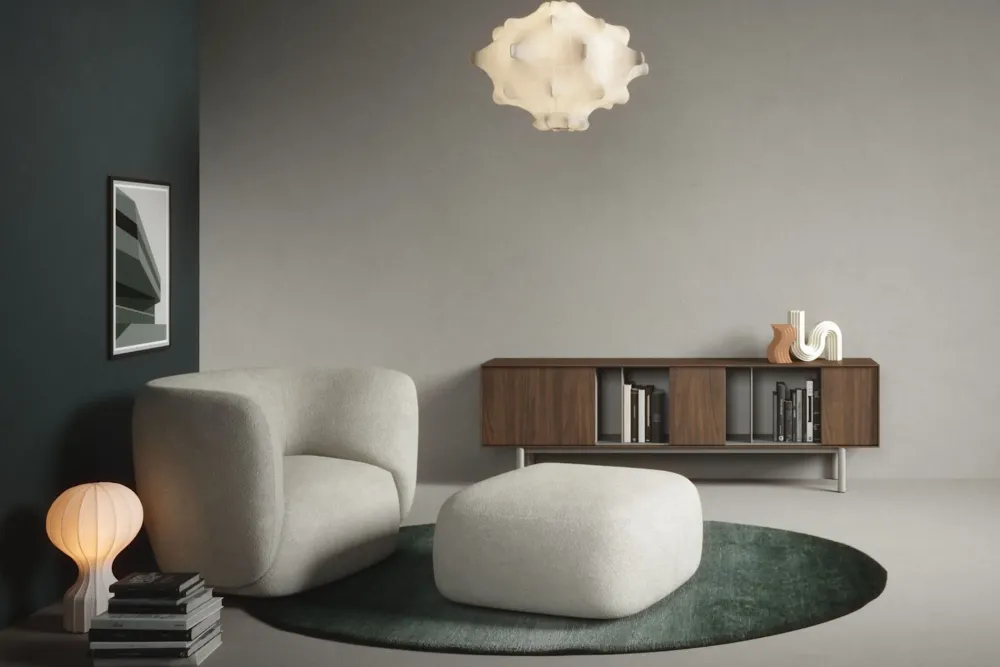 Divano Blosson in Tessuto sfoderabile di scontato 30% Divani