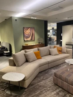 Alf Da Fre Divano California in Tessuto sfoderabile  di scontato 40%- Divani