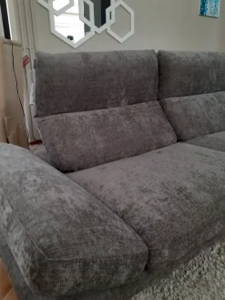 Sale Divano Chamonix tessuto in poliuretano   in Offerta Outlet Divani