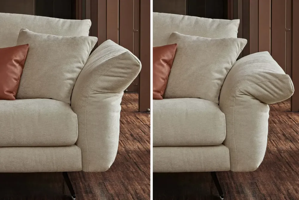 Rosini Divano Chelsea tessuto in poliuretano in Offerta Outlet- Divani