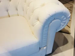 Online Divano Chester bianco OFFERTA OUTLET Divani