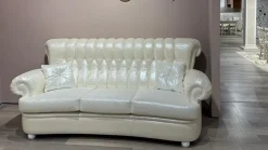 Hot Divano classico ecopelle Lisa di con sconto del - 71% Divani