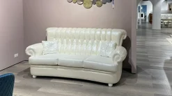 Hot Divano classico ecopelle Lisa di con sconto del - 71% Divani