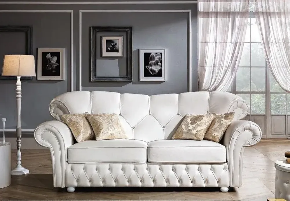 Md work Divano Classico italiano 800 a prezzi outlet- Divani