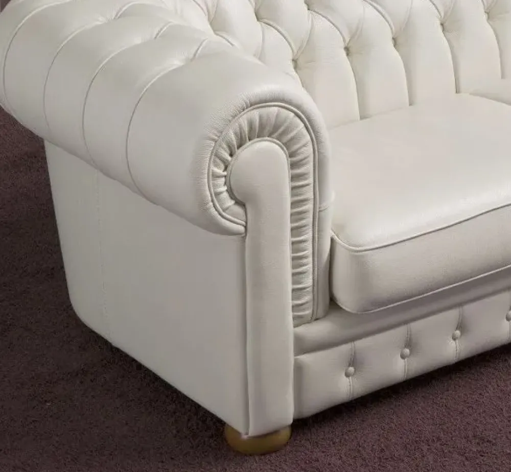 Clearance Divano classico pelle Anemone di con sconto del - 21% Divani