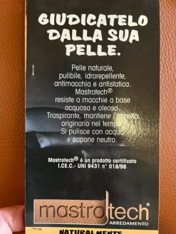 Divano classico pelle Etruria di con sconto del - 61%^Artigianale