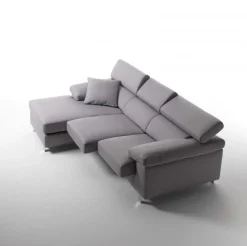 Salvetti Divano con penisola a tre posti modello Argo di scontato del 40%- Divani