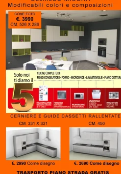 Divano con penisola Alison PREZZI OUTLET Divani