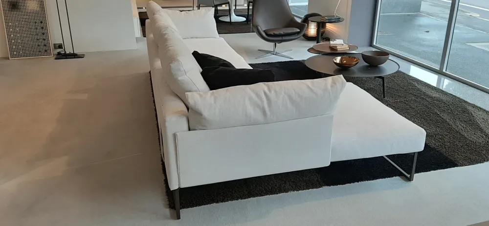 Desirèe Divano con penisola Arlon PREZZI OUTLET- Divani