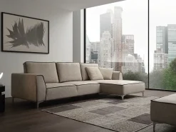 Hot Divano con penisola Beauty Crippa divani&letti a PREZZO OUTLET Divani