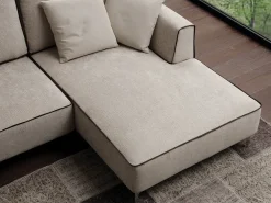 Hot Divano con penisola Beauty Crippa divani&letti a PREZZO OUTLET Divani