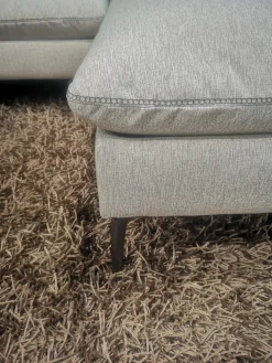 Biba Salotti Divano con penisola Link PREZZI OUTLET sconto 40%- Divani