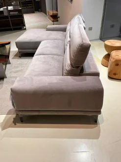 Natuzzi Divano Con penisola Borghese in Offerta Outlet a 3400 Euro- Divani