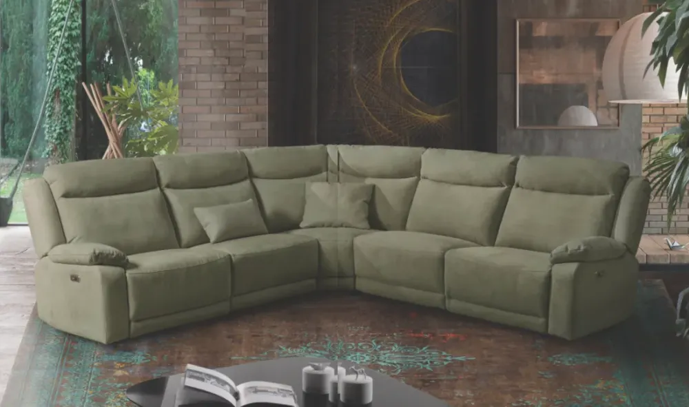 Md work Divano con penisola Continental pg in OFFERTA - 48%- Divani