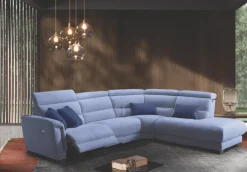 Md work Divano con penisola Continental pg in OFFERTA - 48%- Divani