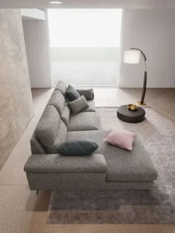 Collezione esclusiva Divano con penisola Cupido Mottes selection in OFFERTA - 40%- Divani