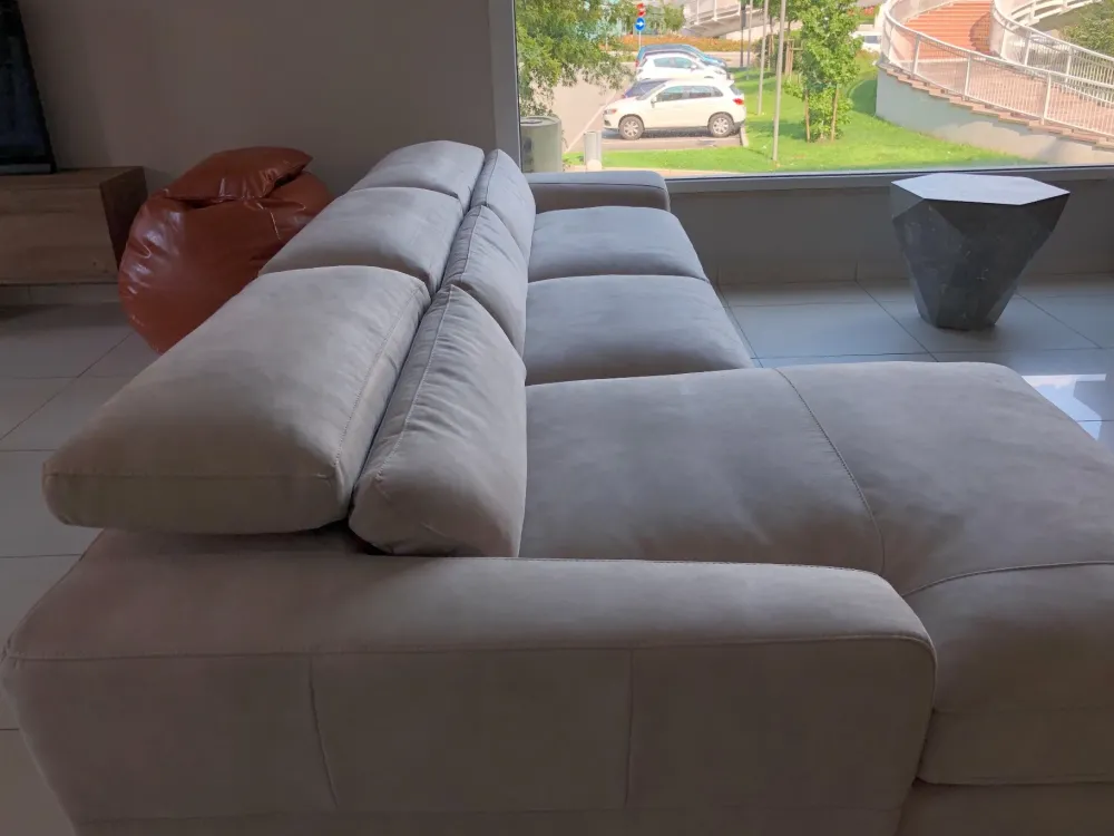 Divano con penisola Denver Crippa divani&letti OFFERTA OUTLET^Crippa Salotti Outlet