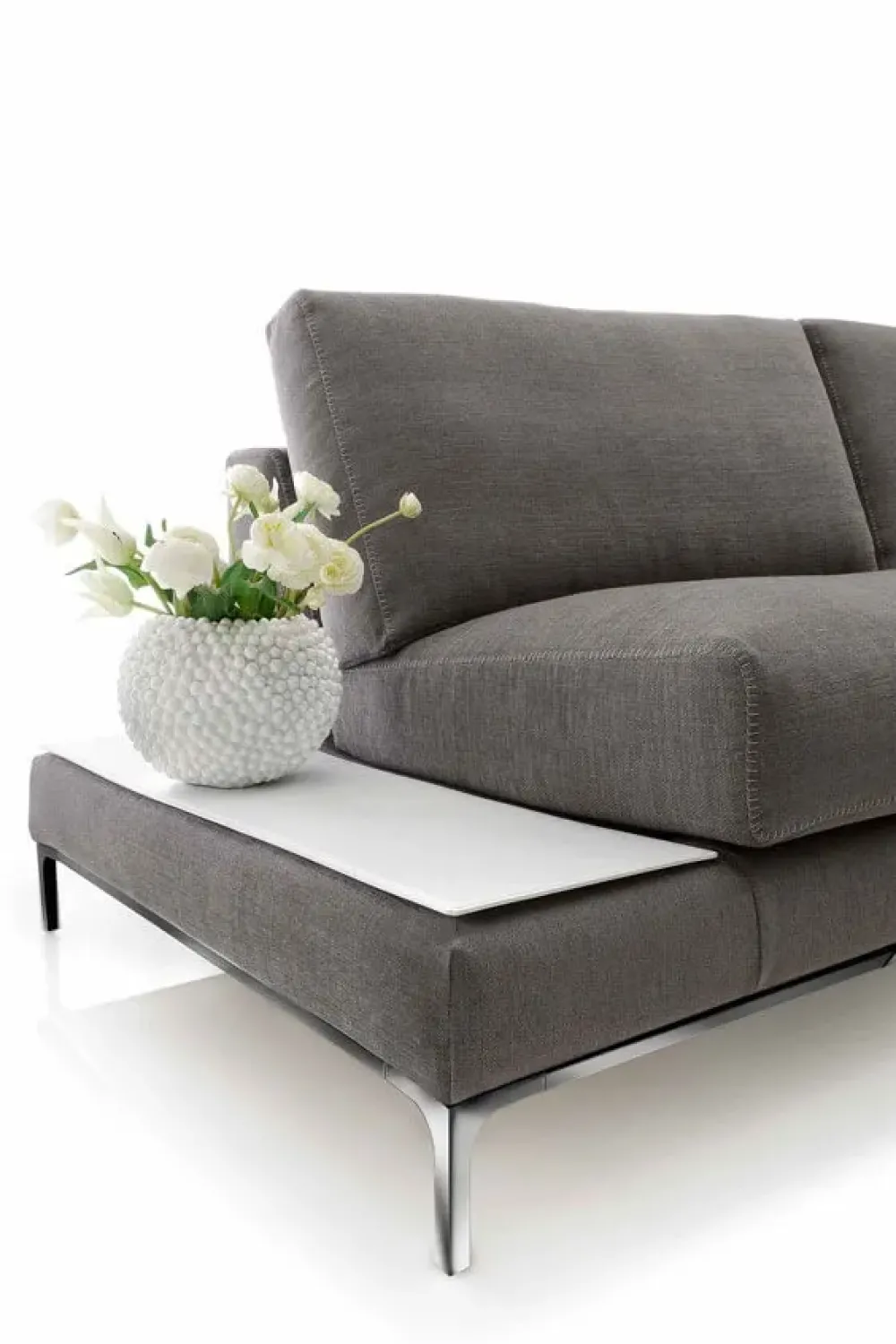 Ditre Italia Divano con penisola Artis PREZZI OUTLET sconto 30%- Divani