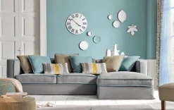 Divano con penisola Divano doppio strato piuma d oca PREZZI OUTLET^Md work Hot