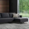 Online Divano Con penisola Divano mod.eddy con chaise-longue rivestito in tessuto in promo-sconto del 50% in Offerta Outlet a 3190 Euro Divani