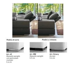 Divano con penisola Divano reclinabile diversi rivestimenti : con uno SCONTO ESCLUSIVO del 42%^Md work New