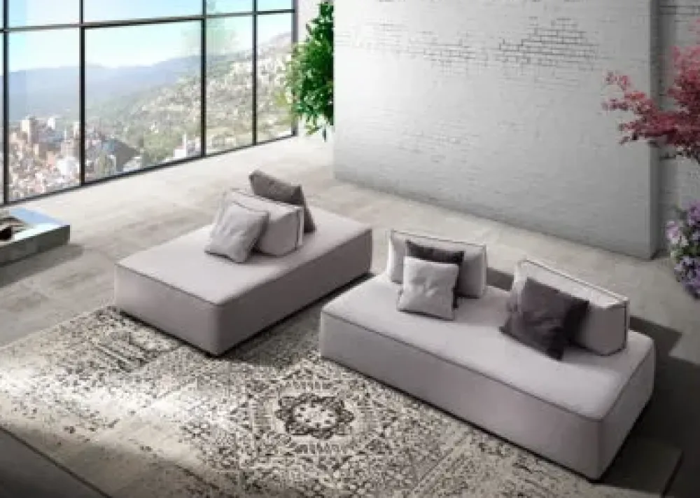 Clearance Divano con penisola Divano modulare piuma alta qualita italy OFFERTA OUTLET Divani