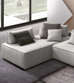 Clearance Divano con penisola Divano modulare piuma alta qualita italy OFFERTA OUTLET Divani
