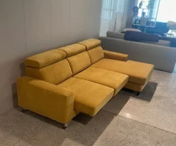 Md work Divano Con penisola Divano sedute scorrevoli mod paris ad un prezzo conveniente- Divani