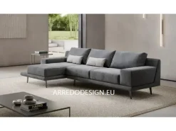 Doimo Salotti Divano con penisola Carter PREZZI OUTLET sconto 35%- Divani