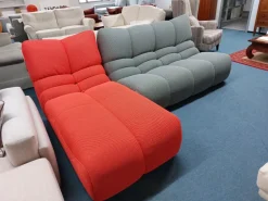 Franco Ferri Divano con penisola Formosa a PREZZO OUTLET scontato del 43%- Divani