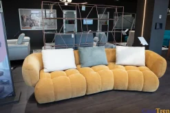 Franco Ferri Divano con penisola Abbracci PREZZI OUTLET sconto 38%- Divani