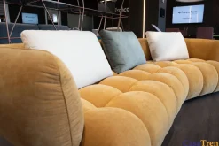 Franco Ferri Divano con penisola Abbracci PREZZI OUTLET sconto 38%- Divani