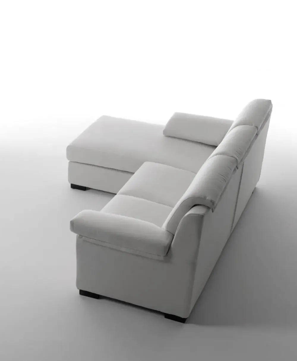 Salvetti Divano con penisola Ginevra in Tessuto a 1230€- Divani