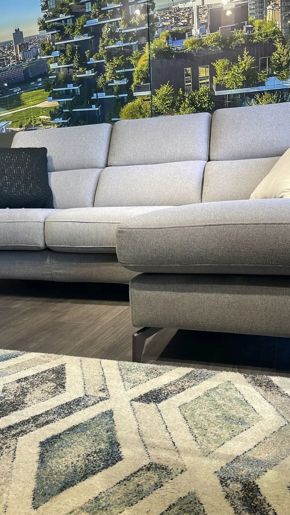 Divano con penisola Gwen OFFERTA OUTLET^Collezione esclusiva Outlet