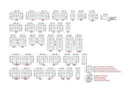 Divano con penisola Habart 21 a prezzo scontato^Max Divani Discount