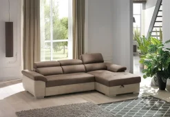 Best Divano con penisola in Microfibra a prezzo scontato Divani